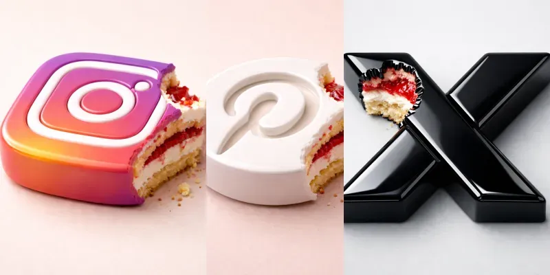 Hyperreal Logo Bite Effect Art generated by undefined