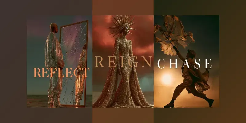 Giant Objects Editorial Fashion generated by undefined