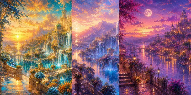 Eternal Sunset Realms generated by undefined
