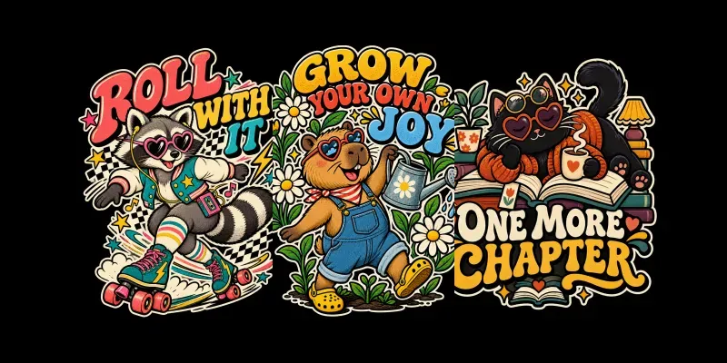 Retro Animal Tee Makers generated by undefined
