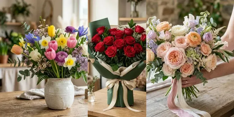 Realistic Floral Arrangement Product Photos generated by undefined