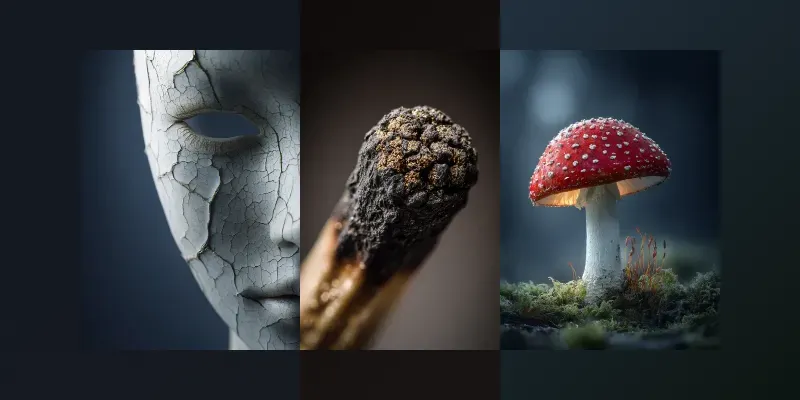 Cinematic Macro Portraits generated by undefined