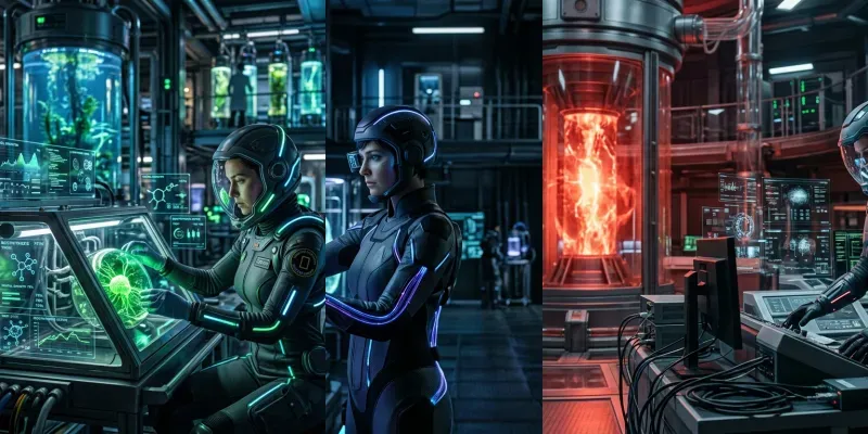 Bioluminescent Cybernetic Biolaboratories generated by undefined