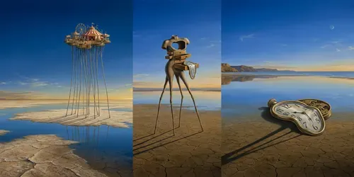 Hyperrealistic Surrealist Dreamscape Landscapes generated by gemini-image