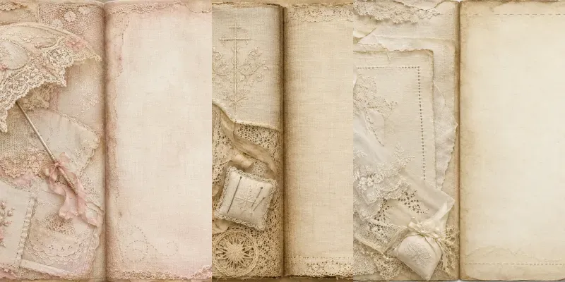 Antique Lace Journal Spreads generated by undefined