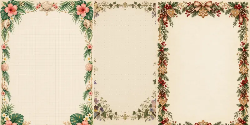 Journal Page Border Generator