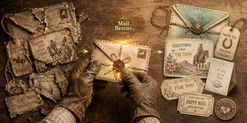 Western Happy Mail Ephemera Collections generated by chatgpt-image