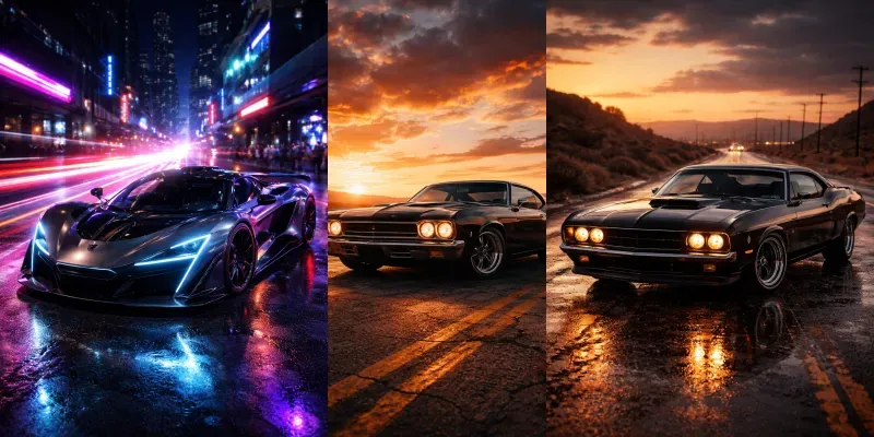 Cinematic Car Photography generated by undefined