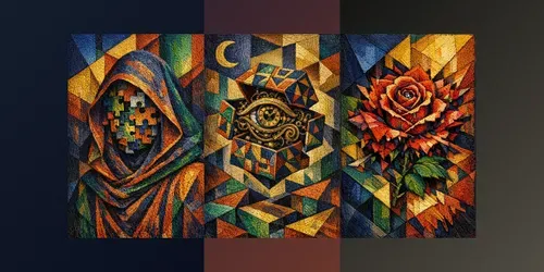 Tactile Cubist Dreamscape Collections generated by chatgpt-image