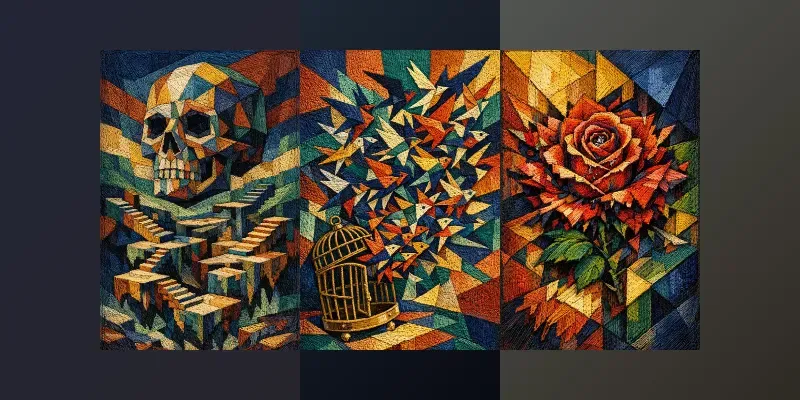 Tactile Cubist Dreamscape Collections generated by undefined