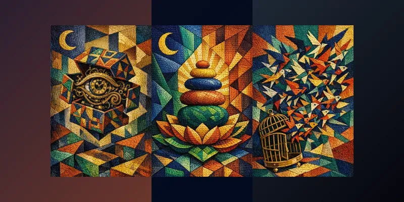 Tactile Cubist Dreamscape Collections generated by undefined