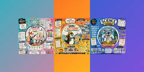 Whimsical Sketchnote Character Posters generated by chatgpt-image
