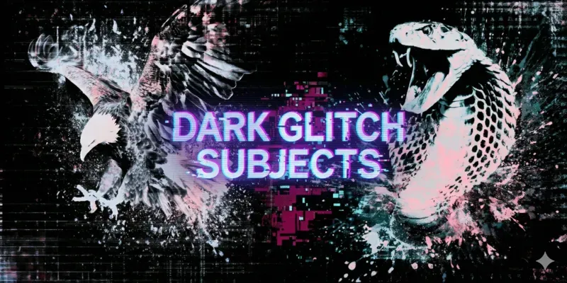 Dark Glitch And Crt Tech Noire Subjects generated by undefined
