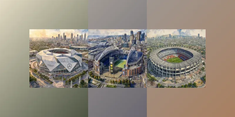 2026 World Cup Stadium Watercolors generated by undefined