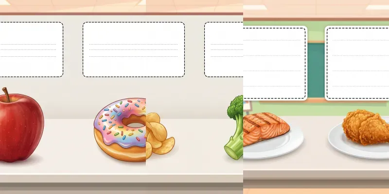 Kids Food Sorting Activities generated by undefined