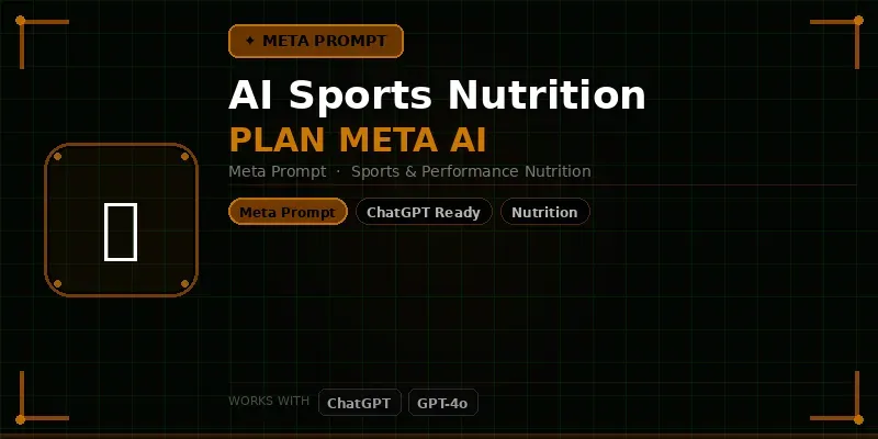 Sports Nutrition Plan Meta  generated by undefined