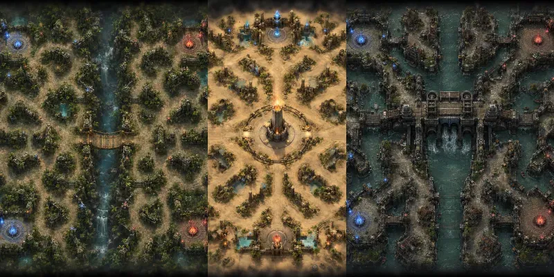 Custom Competitive Battlefield Maps generated by undefined