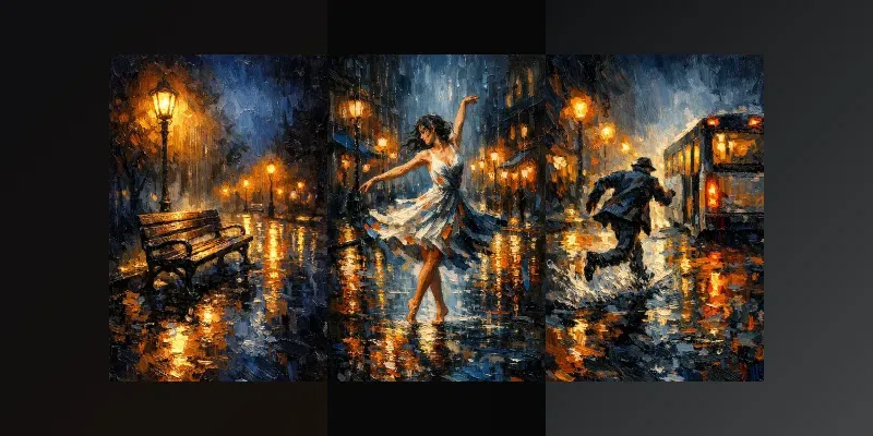 Midnight Rain Reflections generated by undefined