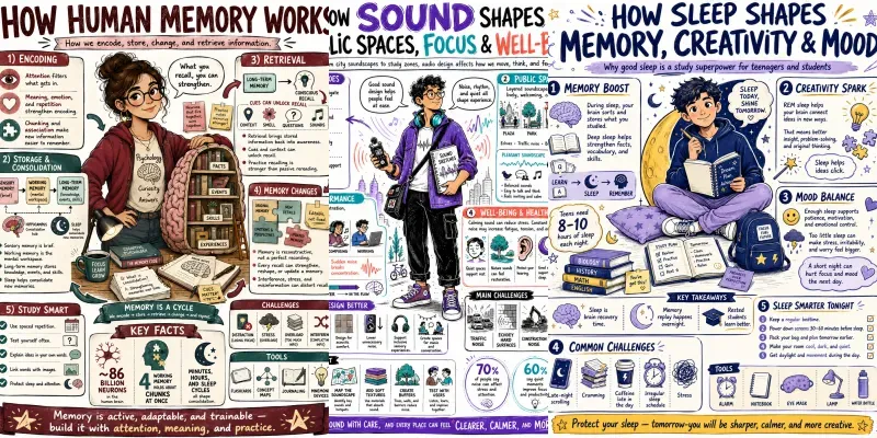 Handdrawn Character Infographic Creators generated by undefined