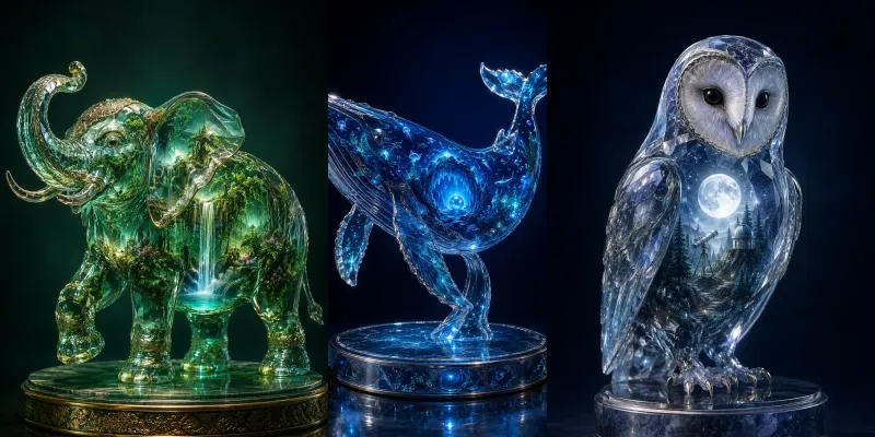 Crystal Habitat Creatures generated by undefined