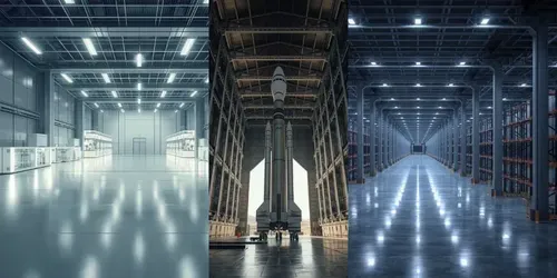 Premium Industrial Archviz generated by leonardo