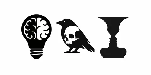 Negative Space Minimalist Logo Designs generated by chatgpt-image