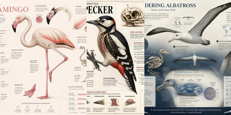 Bird Anatomy Flights generated by undefined