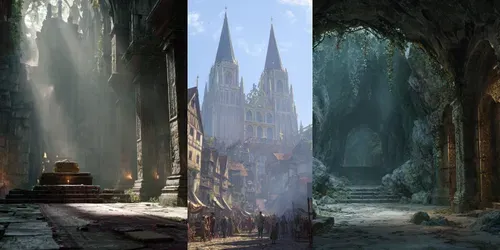 Fantasy RPG Location Art Generator generated by midjourney