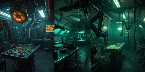 80k Cyberpunk Medical Scene Generator generated by leonardo
