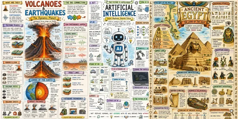 Educational Infographic Posters generated by undefined