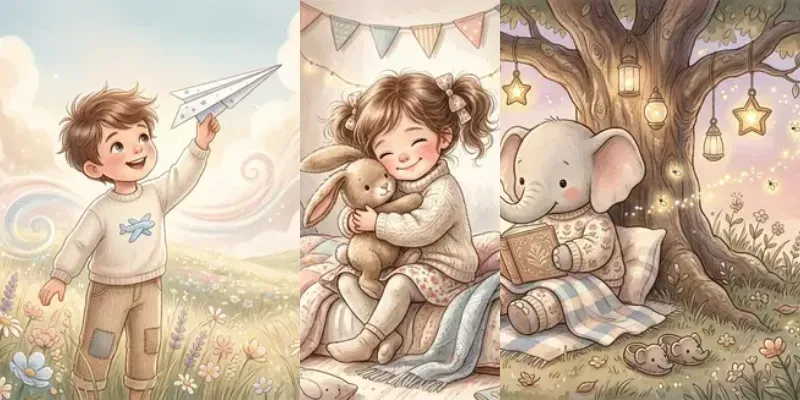Whimsical Storybook Illustrations generated by undefined