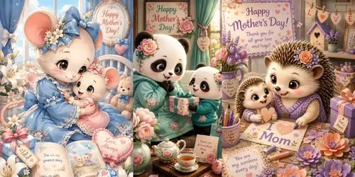Chibi Mothers Day Generator generated by chatgpt-image