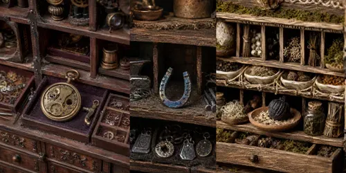 Fantasy Shop Shelf Prop Photo Builders generated by chatgpt-image