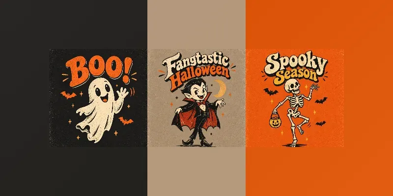 Vintage Single Character Halloweens