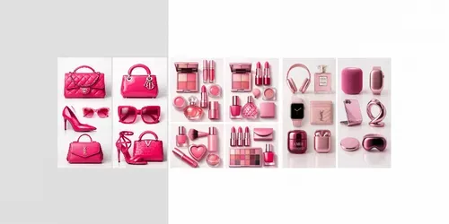 Pink Luxury Grid Aesthetics generated by chatgpt-image