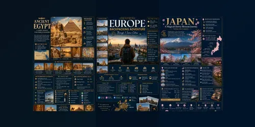 Premium Travel Infographic Kits generated by chatgpt-image