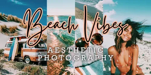 Beach Vibes Aesthetic Photography generated by midjourney