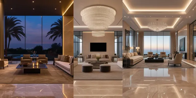 Luxury Interiors Ultra Modern Livings generated by undefined