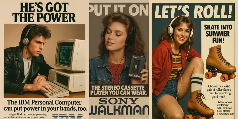 Real 1980s Magazine Ads generated by undefined