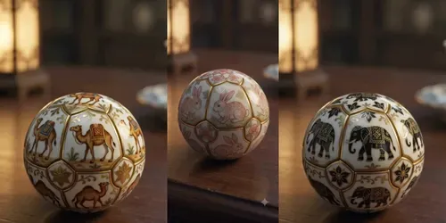 Magic Porcelain Sphere Mechanicals generated by veo