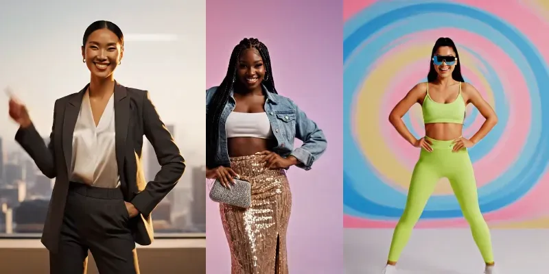 Quick Fashion Transformation Clips generated by undefined