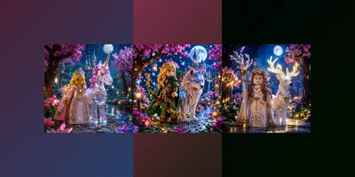 Lego Enchanted Fantasy Worlds generated by chatgpt-image