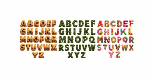 Az Creative 3D Object Alphabet Sets generated by chatgpt-image