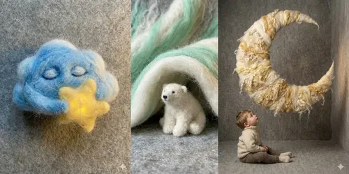 Tactile Woolen Fiber Art Masters generated by gemini-image