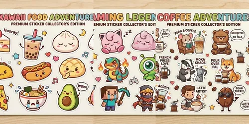 Premium Sticker Packs generated by gemini-image