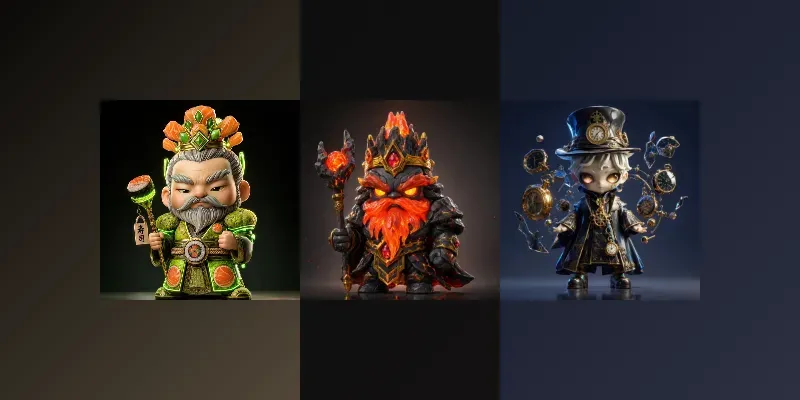 Premium Designer Toy Figure Collections generated by undefined