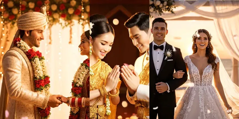 3D Wedding Cinematic Animations generated by undefined