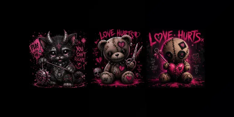 Twisted Kawaii Horrors generated by undefined