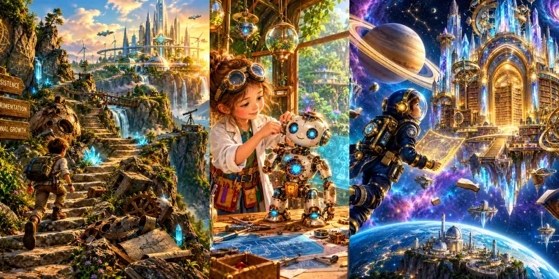 Science Adventure Fantasy Art
