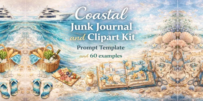Fantastic Coastal Junk Journal Kits